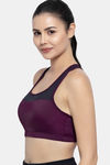 Amante High Impact Padded Moisture Wicking Sports Bra - Pickled Beet — thumbnail 2